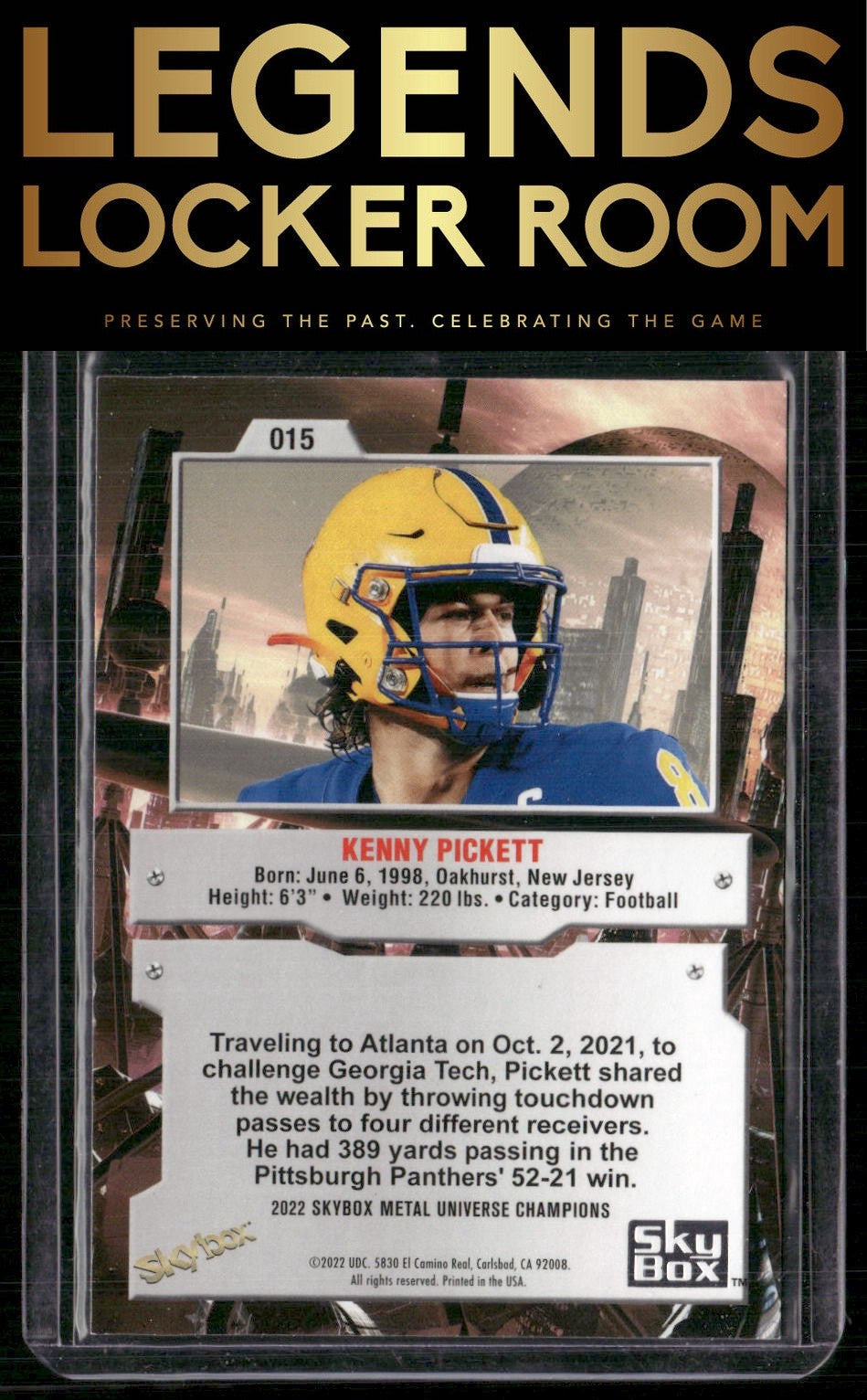 2022 SkyBox Metal Universe Champions #015 Kenny Pickett