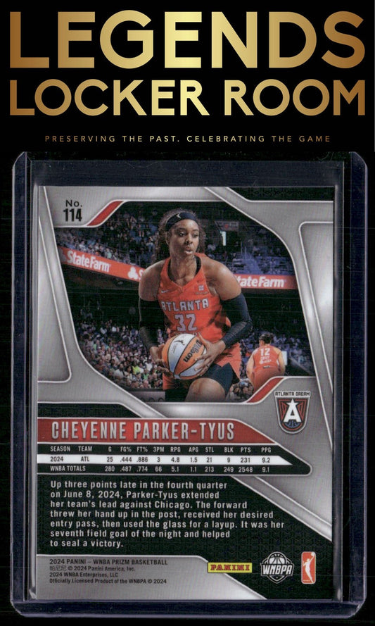 2024 Panini Prizm WNBA #114 Cheyenne Parker-Tyus