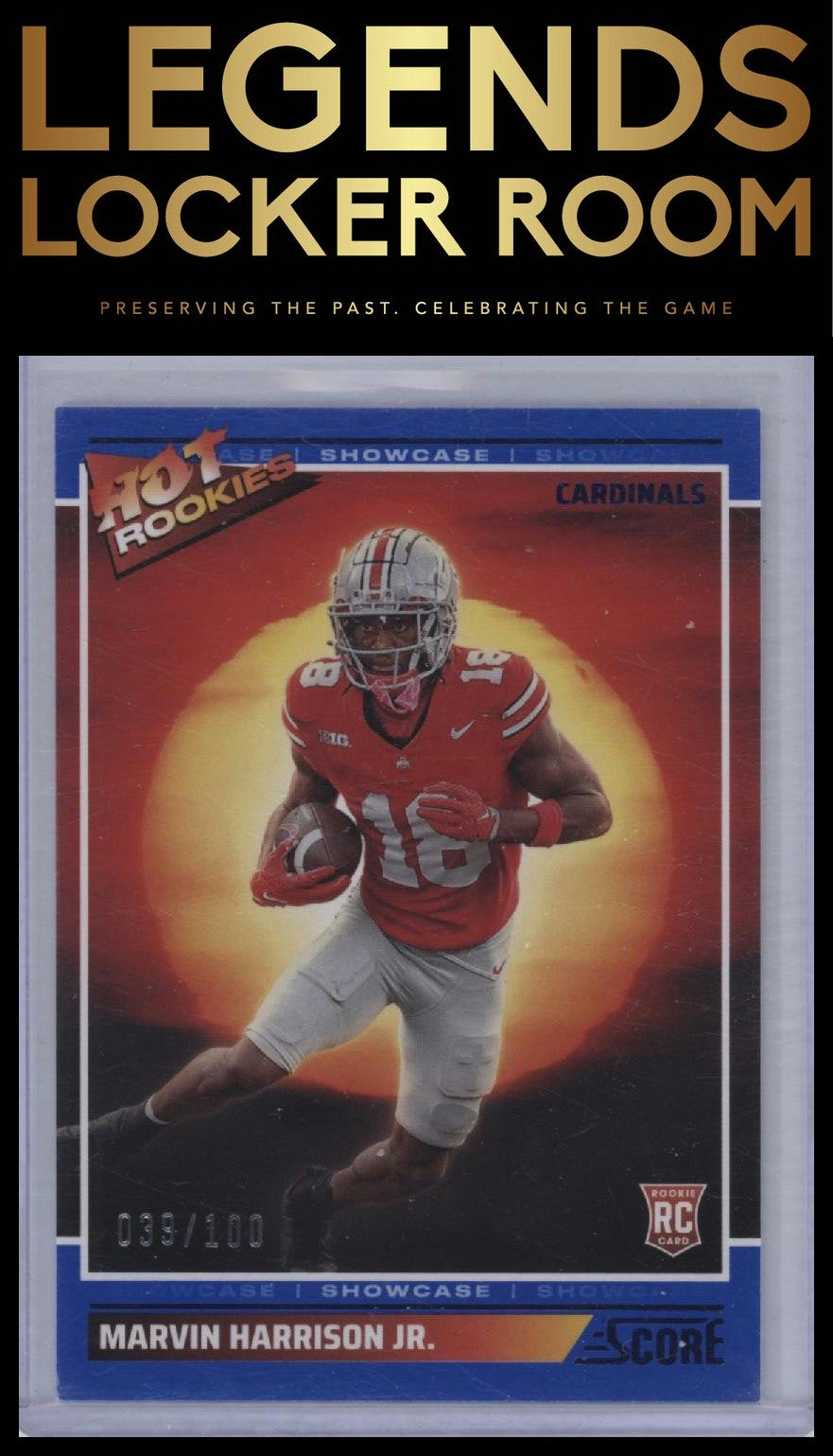 2024 Score #8 Marvin Harrison Jr. Hot Rookies Showcase #/100