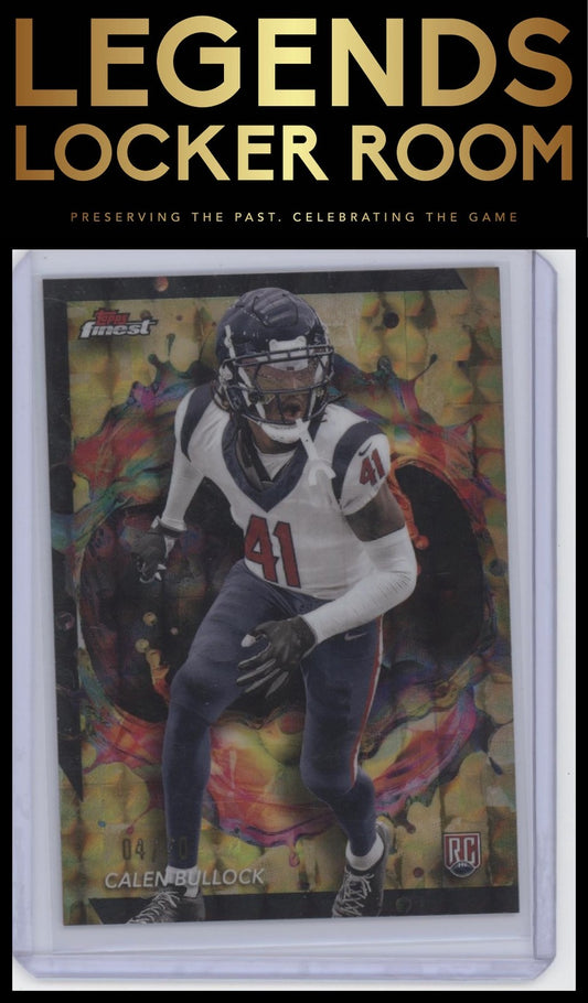 2024 Finest #256 Calen Bullock Gold Geometric Refractor #/20