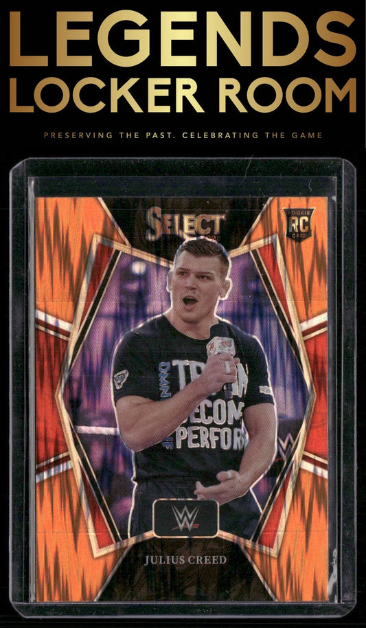 2022 Panini Select WWE #165 Julius Creed Orange Flash Prizms