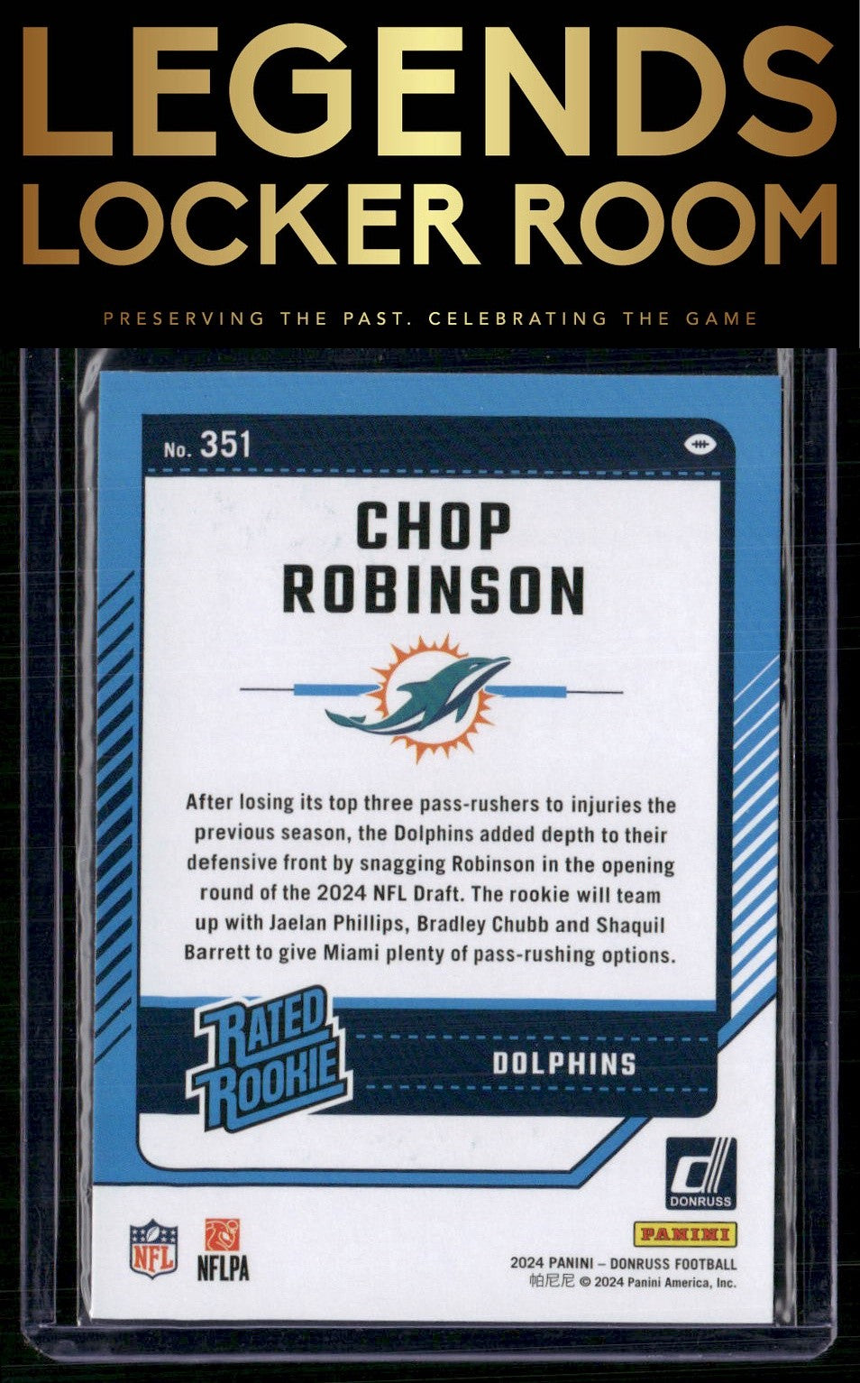 2024 Donruss #351 Chop Robinson