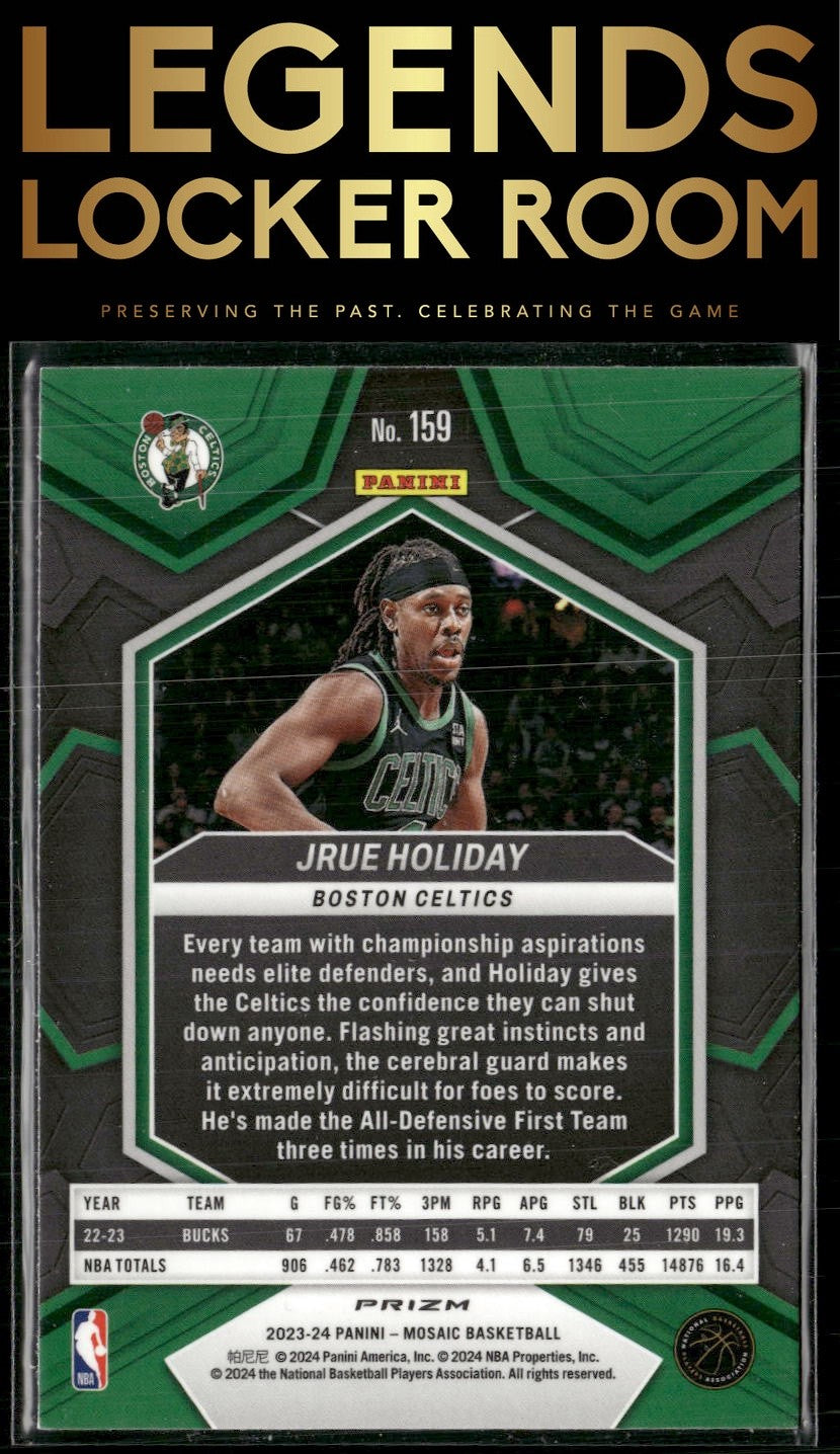 2023-24 Panini Mosaic #159 Jrue Holiday Silver
