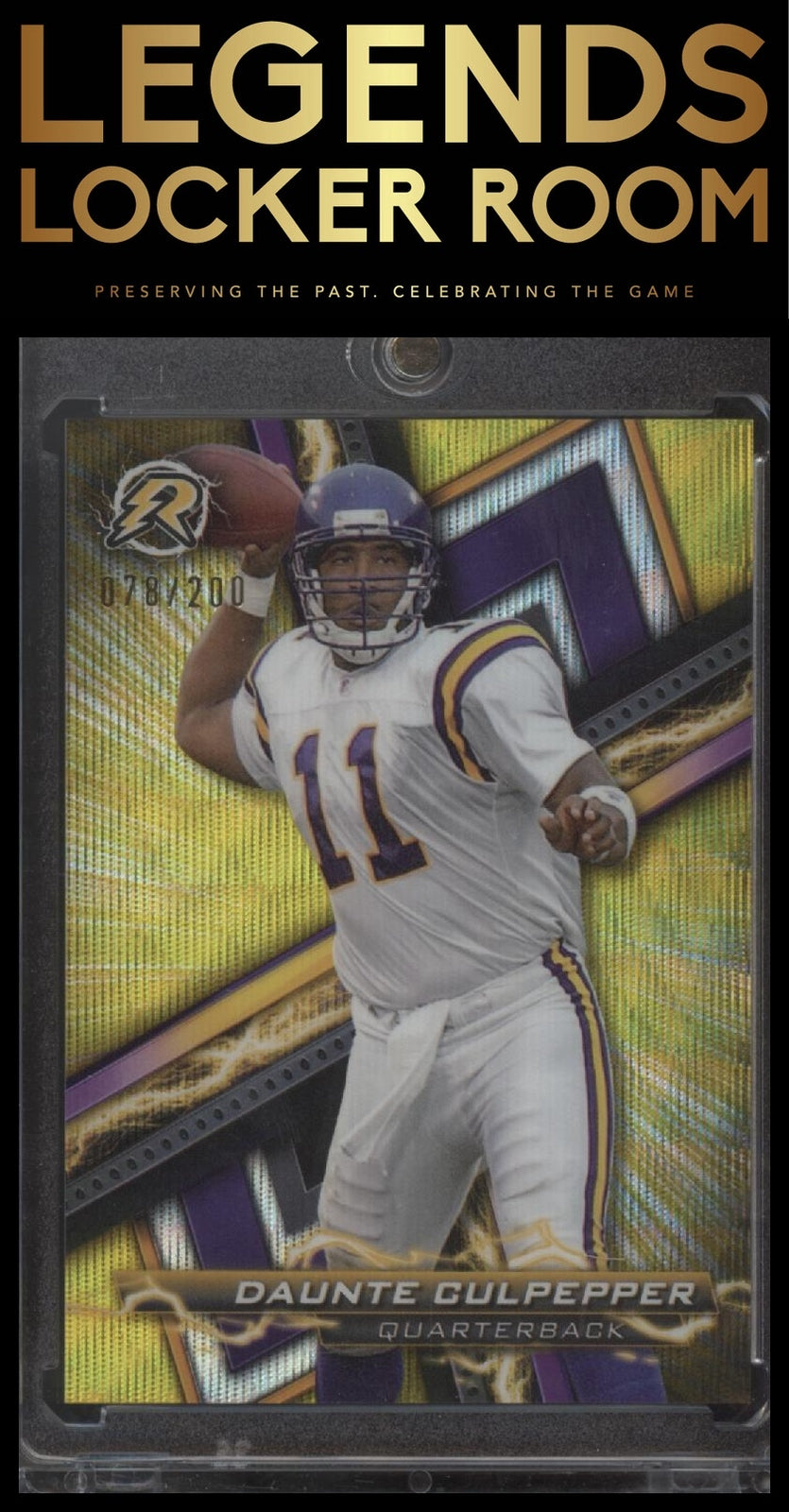 2023 Topps Composite #94 Daunte Culpepper Resurgence Yellow Surge #/200