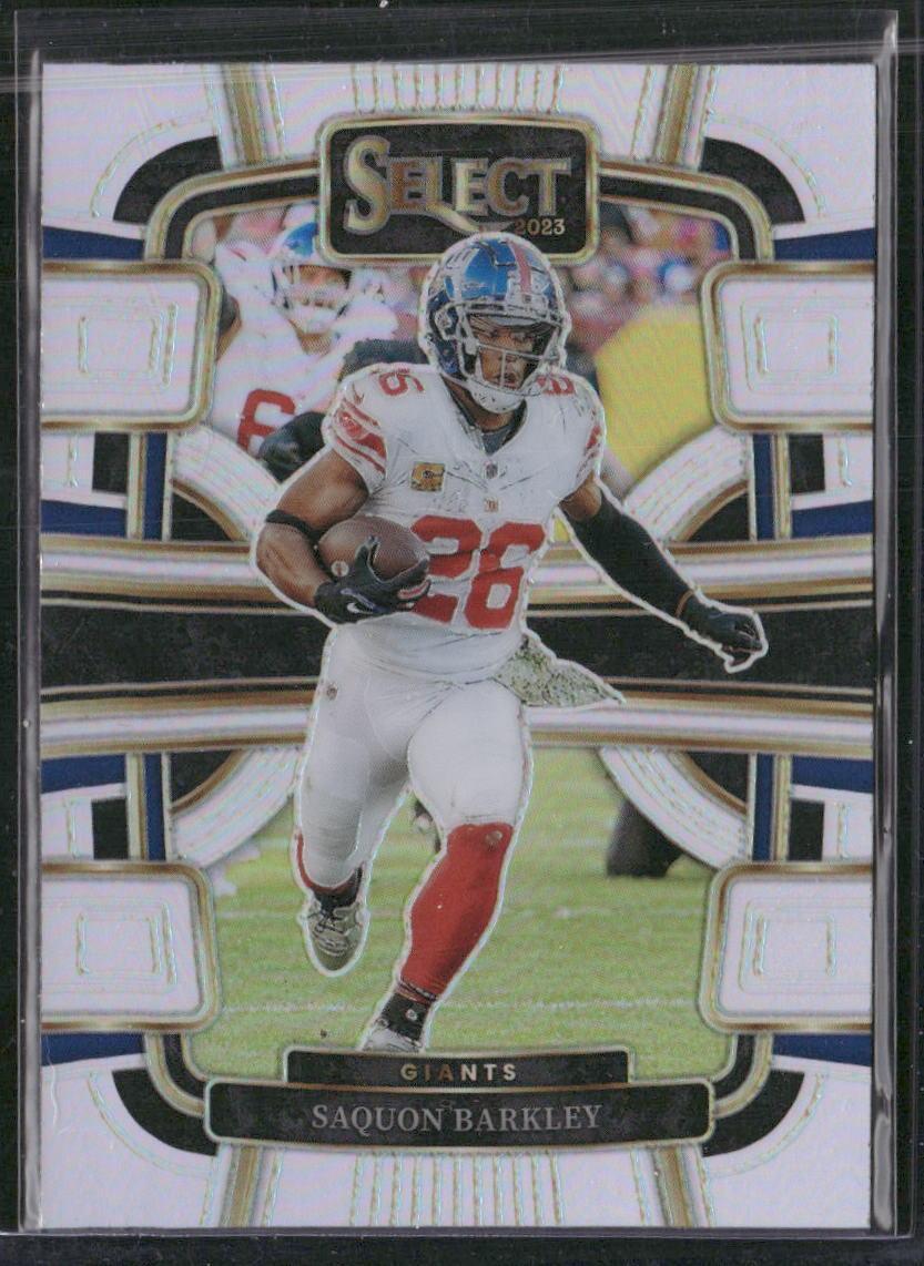 2023 Panini Select #75 Saquon Barkley Silver Prizms
