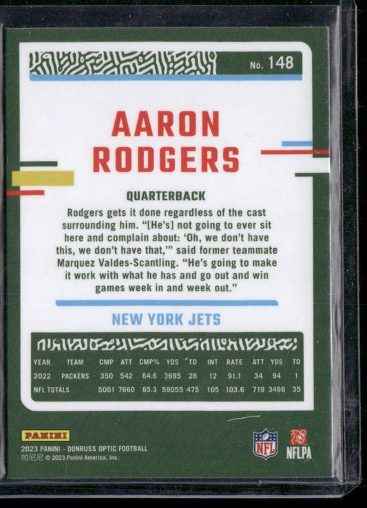 2023 Donruss Optic #148 Aaron Rodgers