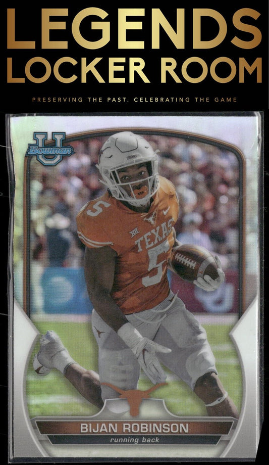 2022 Bowman University Chrome #70 Bijan Robinson Refractor