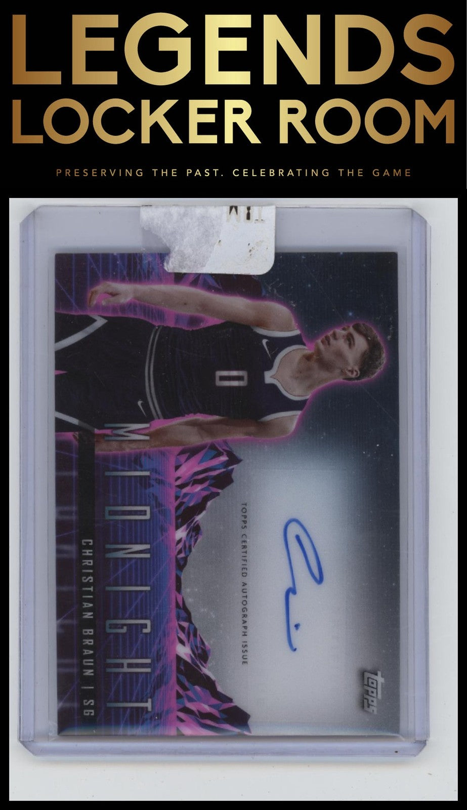 2023-24 Topps Midnight #HS-CB Christian Braun Horizon Signatures