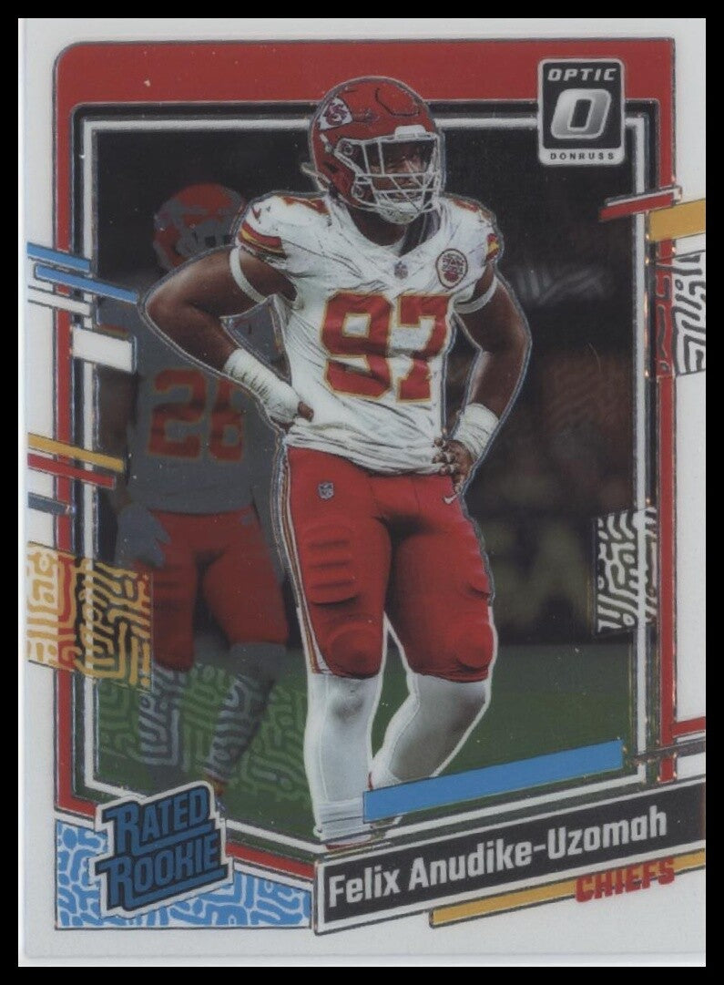 2023 Donruss Optic #256 Felix Anudike-Uzomah