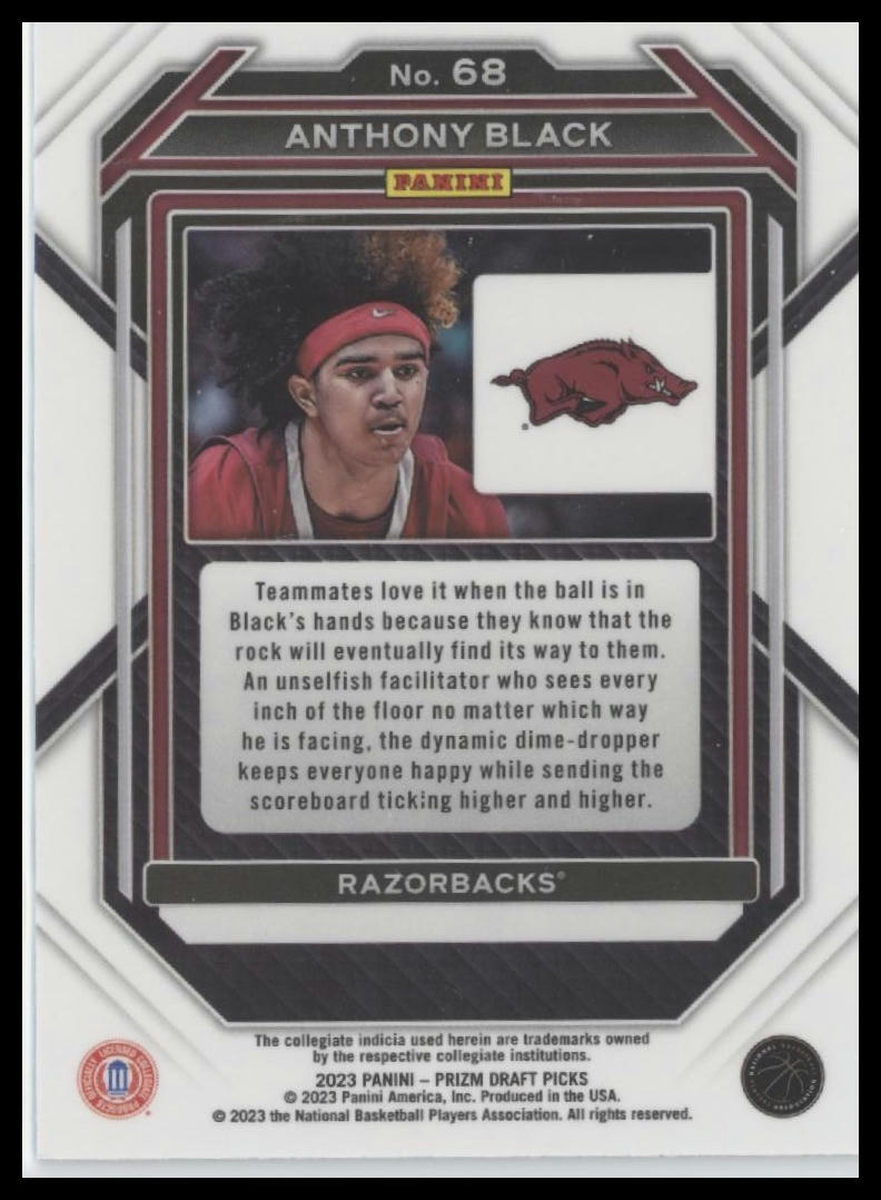 2023 Panini Prizm Draft Picks #68 Anthony Black