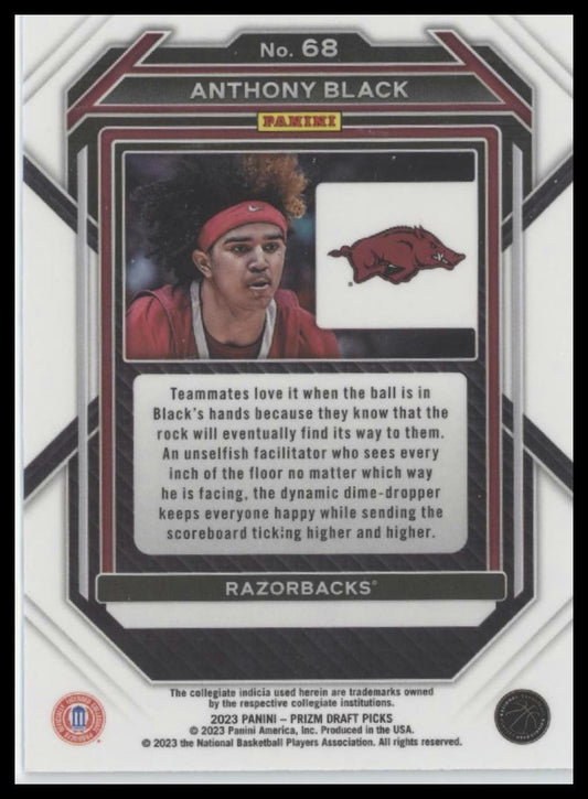 2023 Panini Prizm Draft Picks #68 Anthony Black