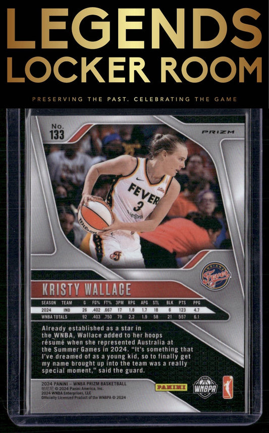 2024 Panini Prizm WNBA #133 Kristy Wallace Silver Prizms