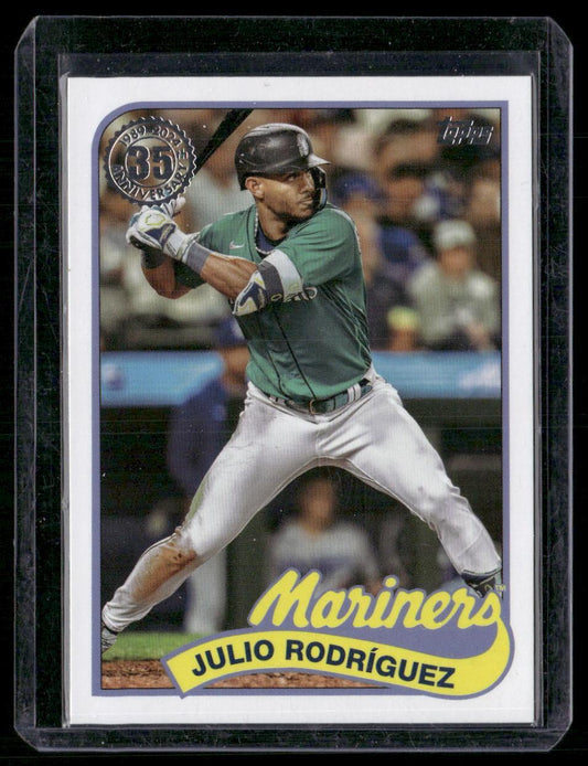 2024 Topps Julio Rodríguez 1989 Topps Baseball 35th Anniv