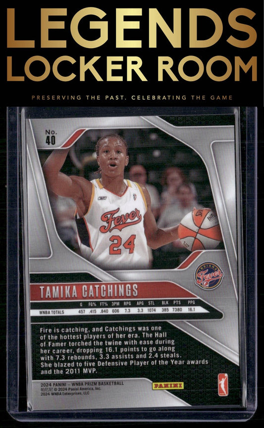 2024 Panini Prizm WNBA #40 Tamika Catchings