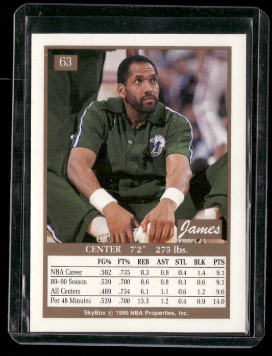 1990-91 SkyBox #63 James Donaldson