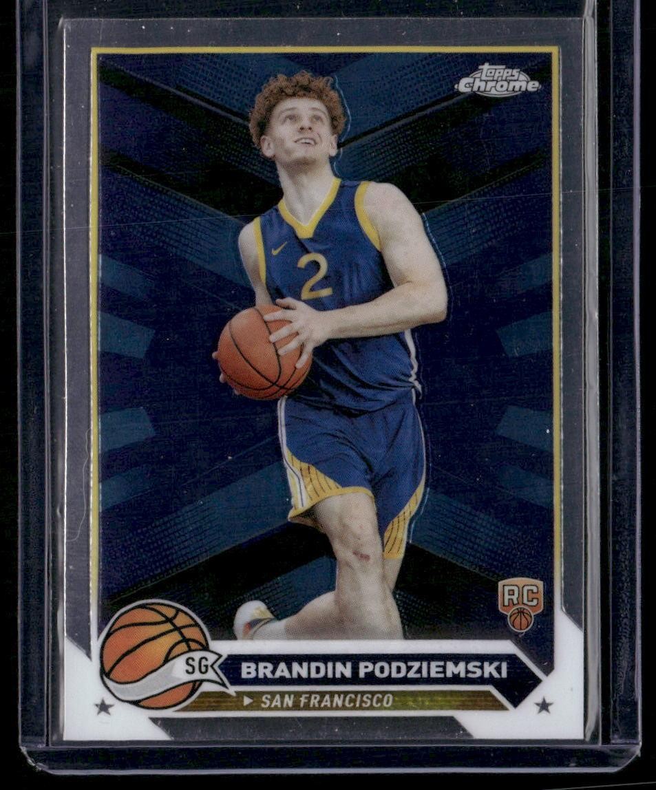 2023-24 Topps Chrome #190 Brandin Podziemski