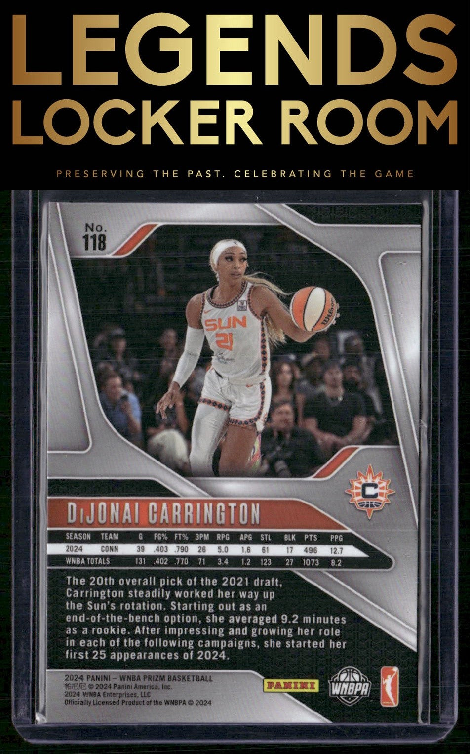 2024 Panini Prizm WNBA #118 DiJonai Carrington