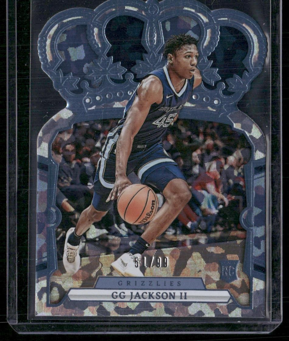 2023-24 Panini Crown Royale #28 GG Jackson II Crystal Blue #/99