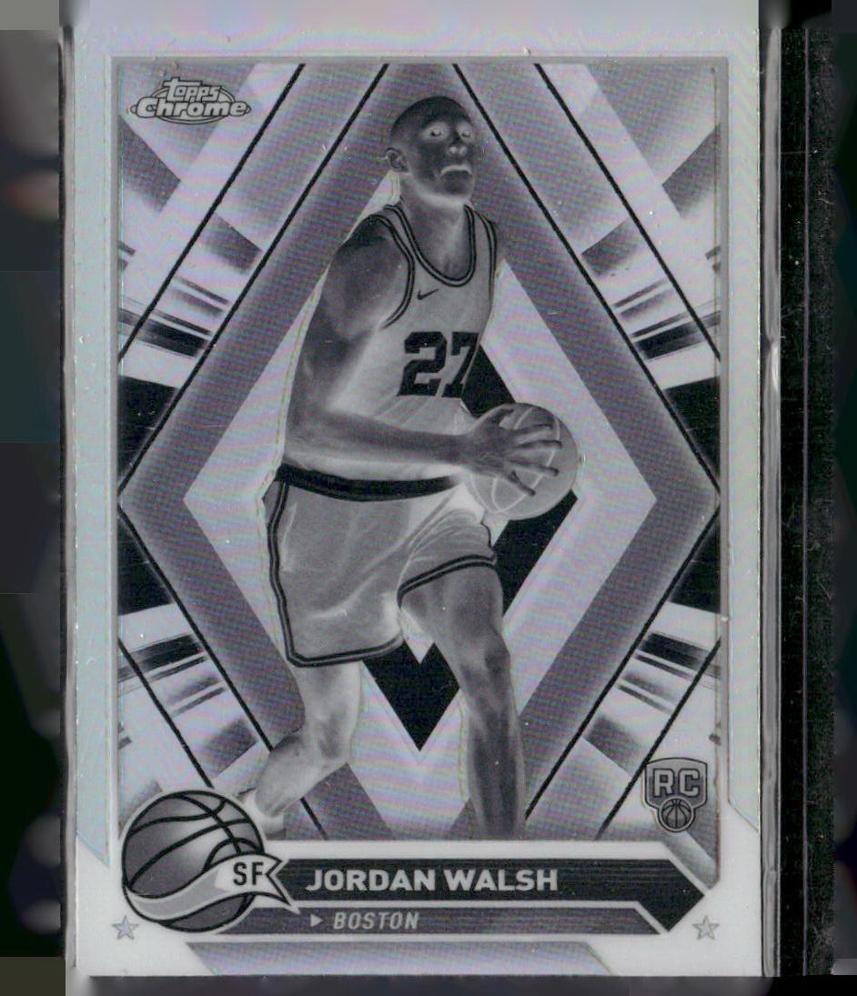 2023-24 Topps Chrome #189 Jordan Walsh Negative Refractors