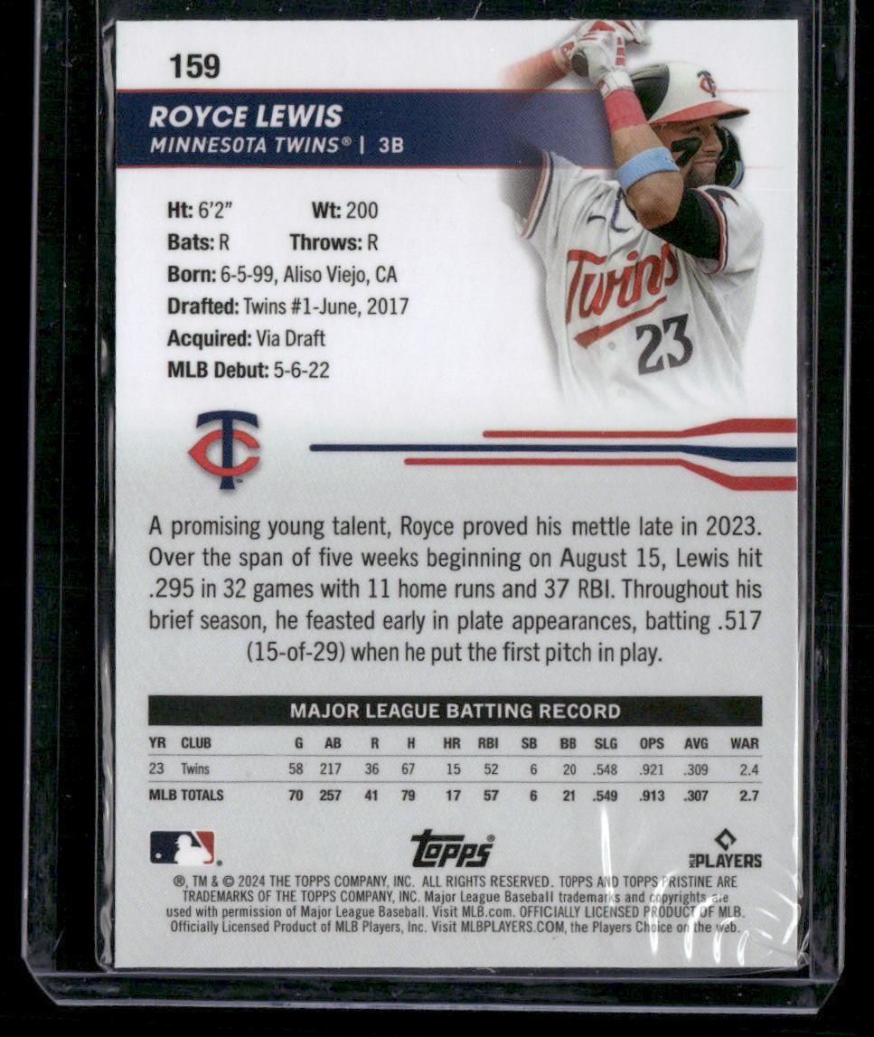 2024 Topps Pristine #159 Royce Lewis