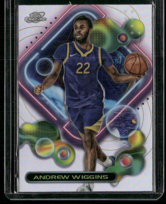 2023-24 Topps Chrome Cosmic #124 Andrew Wiggins Refractors