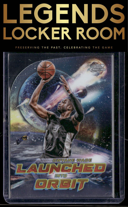 2023-24 Topps Chrome Cosmic #LIO-24 Dwyane Wade Launched Into Orbit