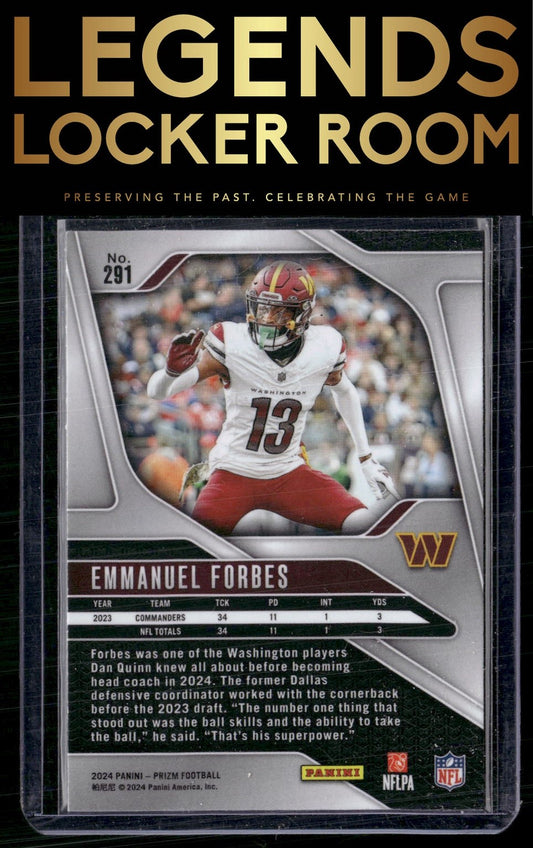 2024 Panini Prizm #291 Emmanuel Forbes