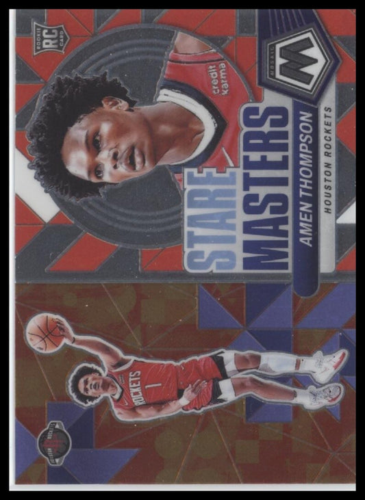 2023-24 Panini Mosaic #19 Amen Thompson StareMaster