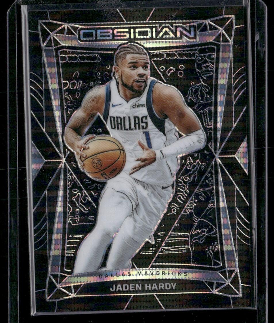 2023-24 Panini Obsidian #8 Jaden Hardy