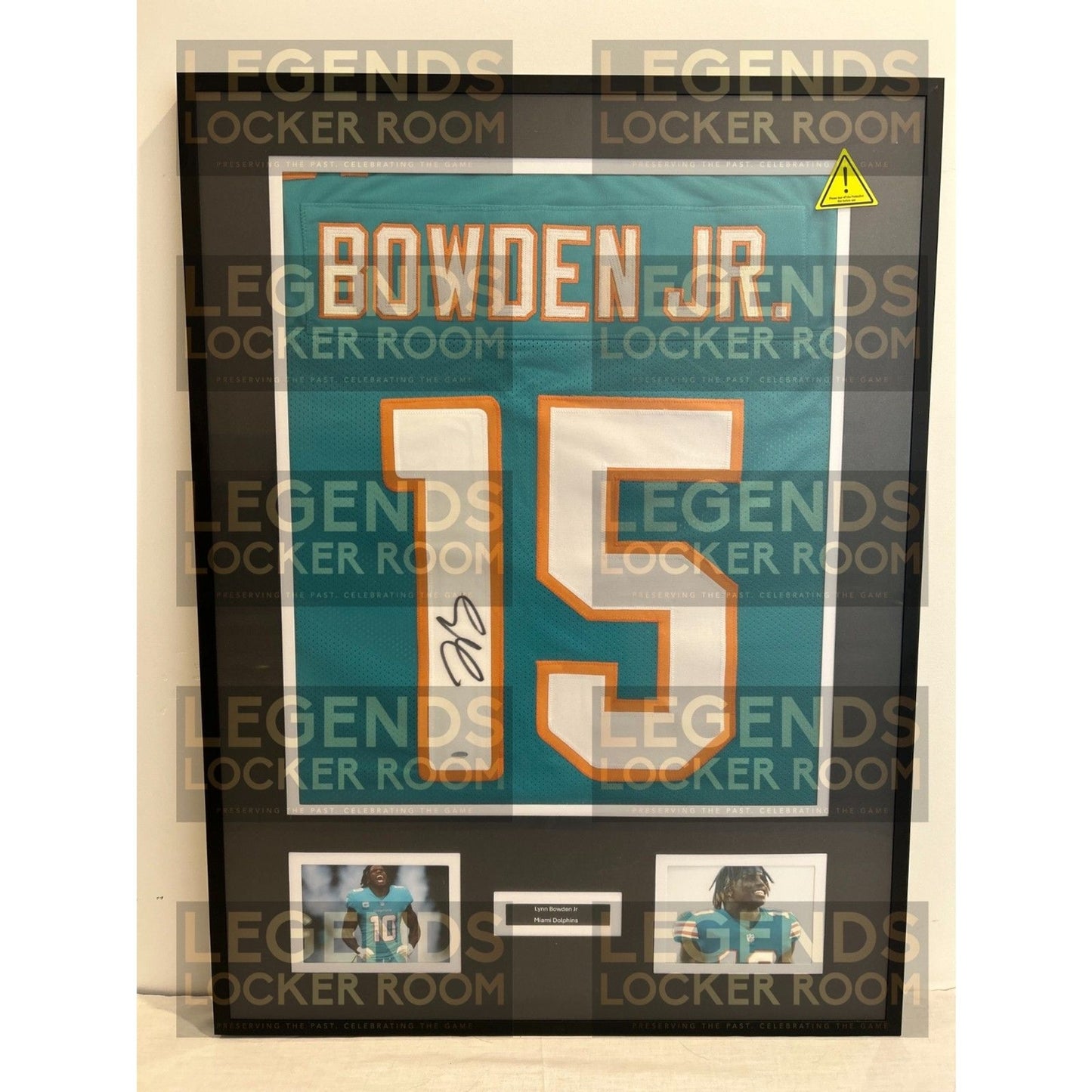Framed Lynn Bowden Jr. Autographed Jersey (With Certificate of Authenticity)