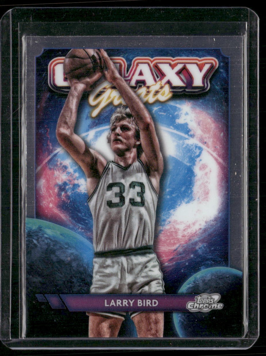 2023-24 Topps Chrome Cosmic #GG-2 Larry Bird Galaxy Greats