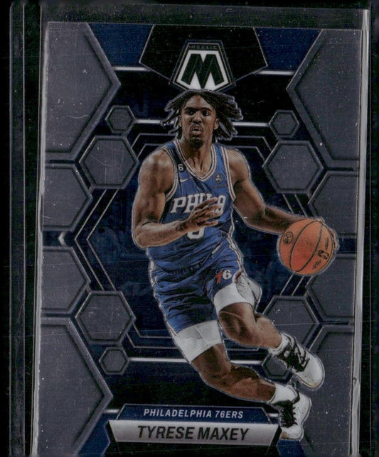2022-23 Panini Mosaic #89 Tyrese Maxey