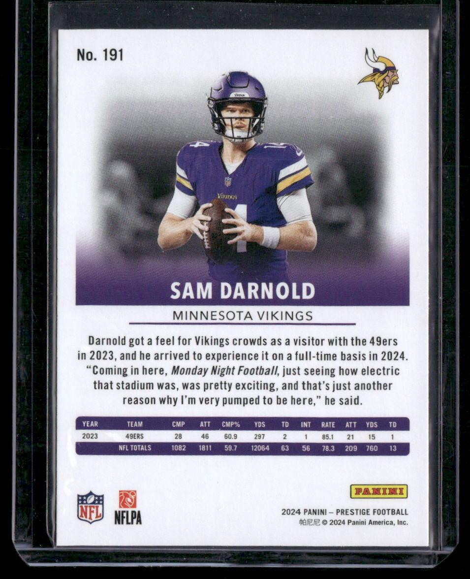 2024 Panini Prestige #191 Sam Darnold