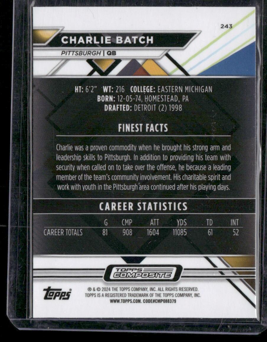 2023 Topps Composite #243 Charlie Batch