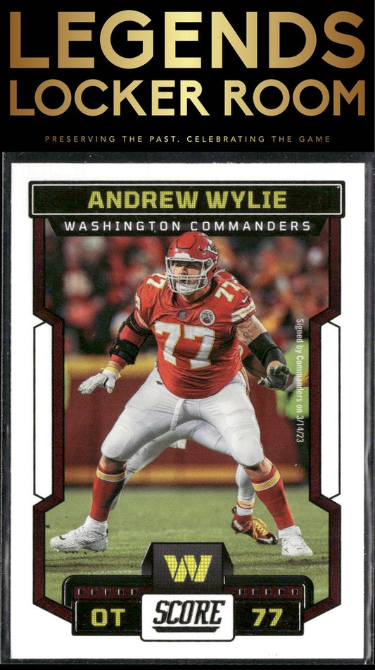 2023 Score #300 Andrew Wylie