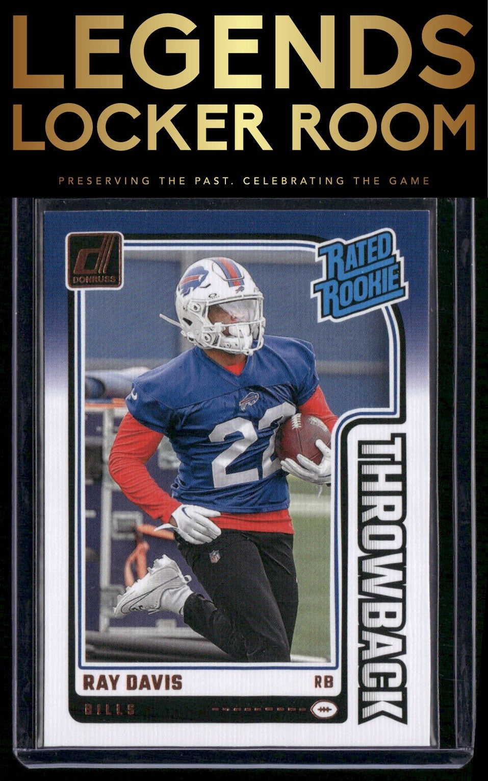 2024 Donruss #41 Ray Davis Rated Rookies Throwback