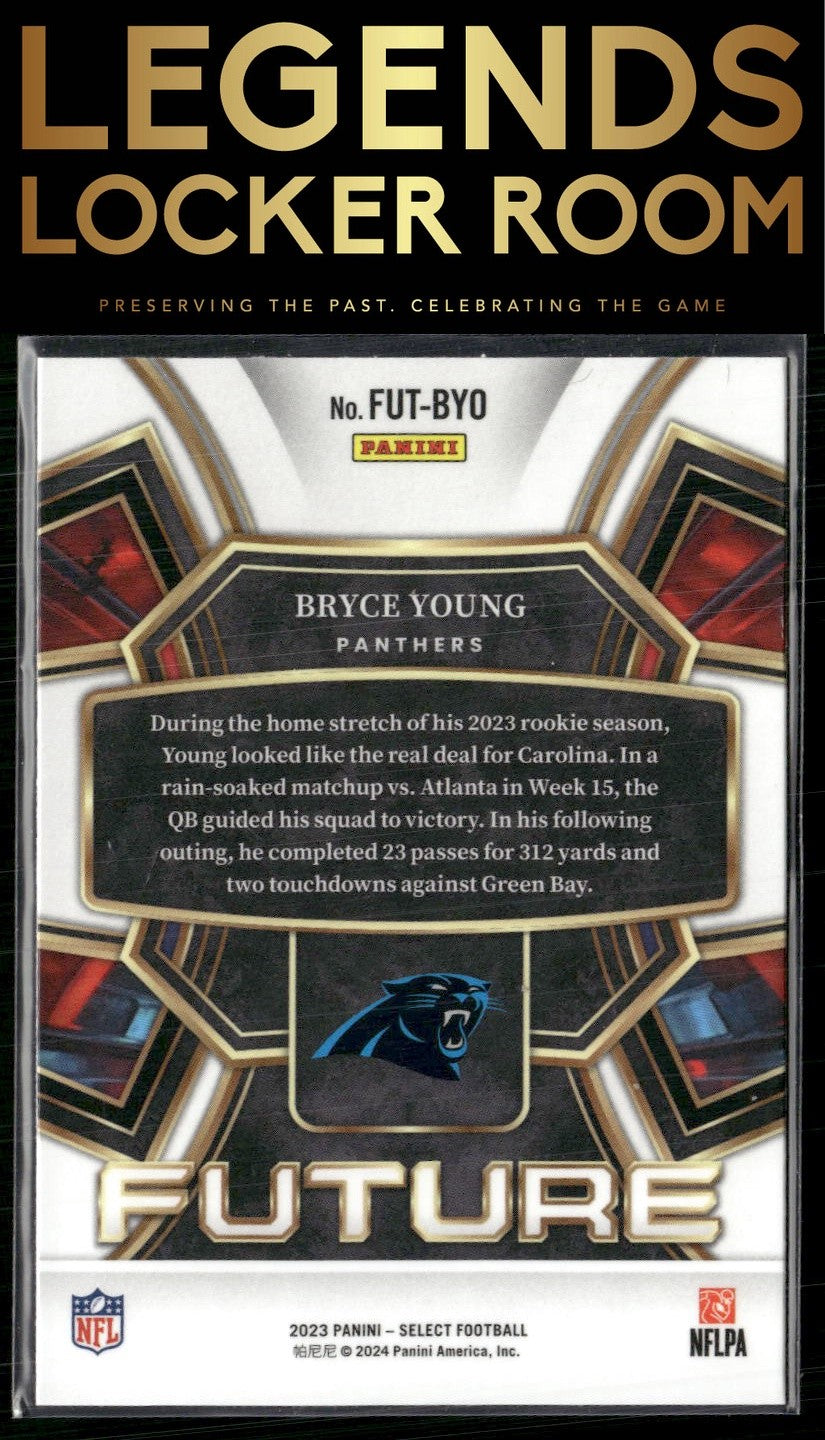 2023 Panini Select #FUT-BYO Bryce Young Select Future