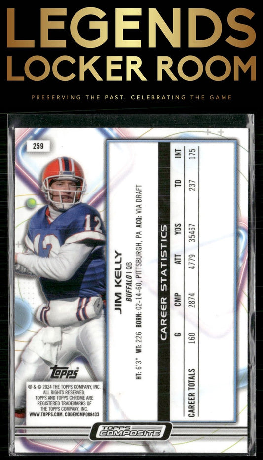 2023 Topps Composite #259 Jim Kelly Cosmic Chrome Refractor