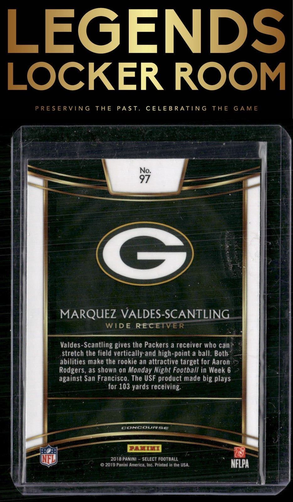2018 Panini Select #97 Marquez Valdes-Scantling