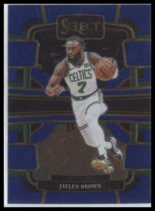 2023-24 Panini Select #22 Jaylen Brown Blue (Retail Base)