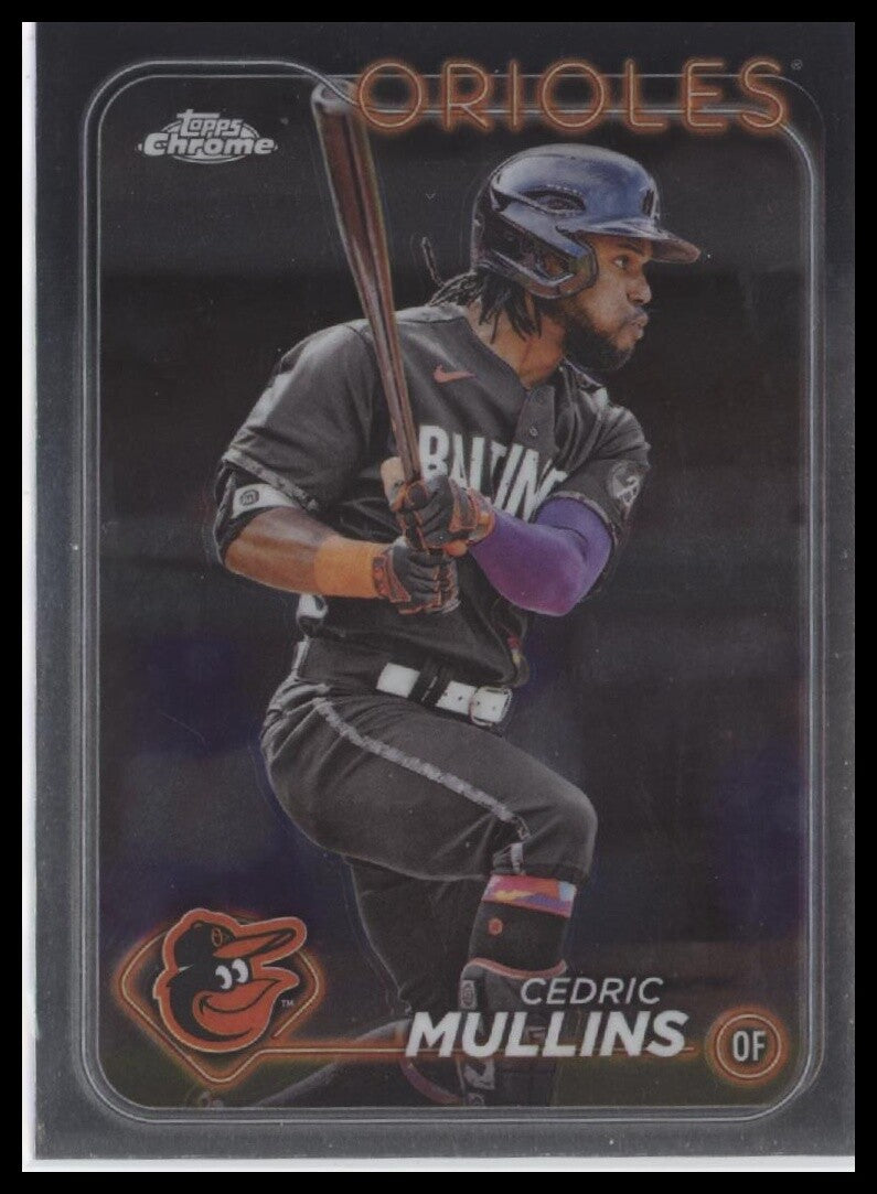 2024 Topps Chrome Baltimore Orioles #82 Cedric Mullins