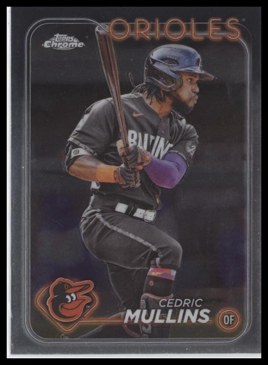 2024 Topps Chrome Baltimore Orioles #82 Cedric Mullins