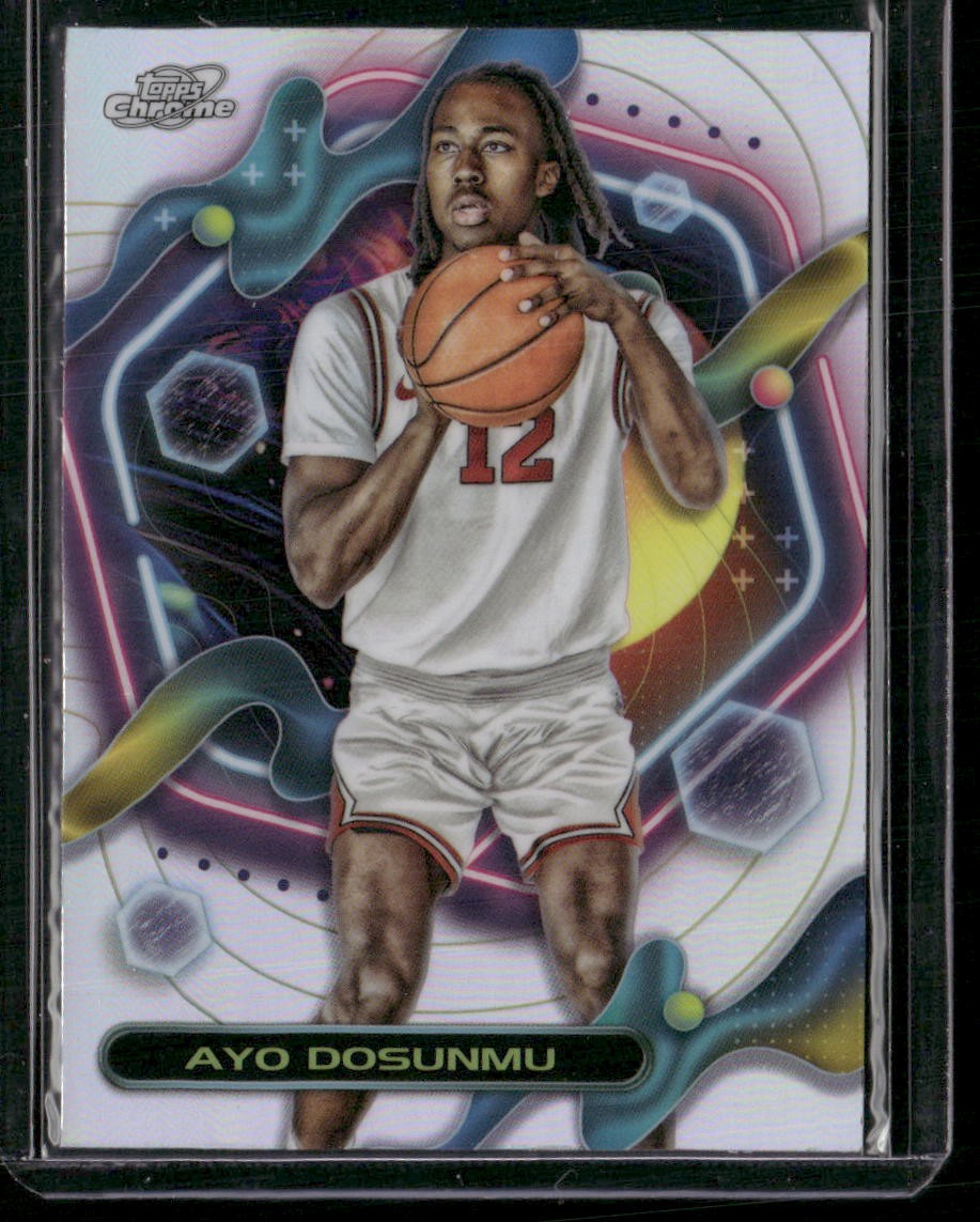 2023-24 Topps Chrome Cosmic #24 Ayo Dosunmu Refractors