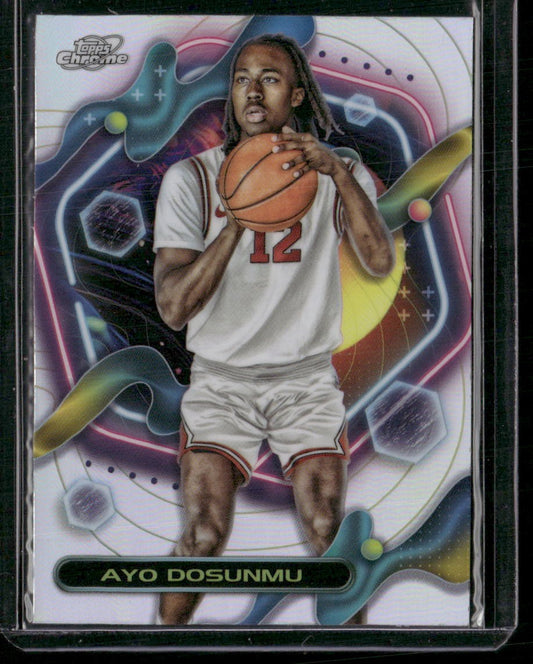 2023-24 Topps Chrome Cosmic #24 Ayo Dosunmu Refractors