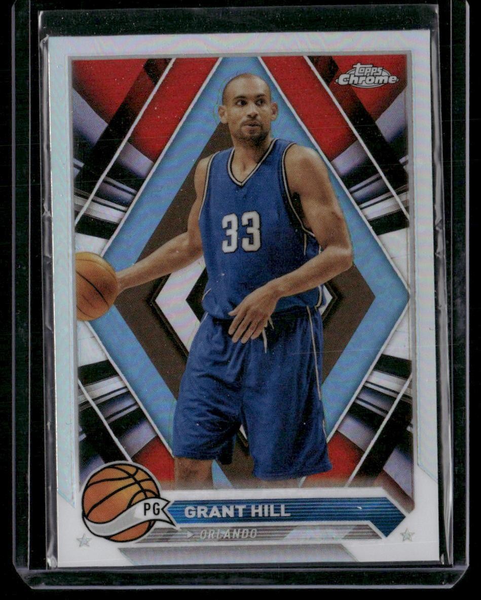 2023-24 Topps Chrome #111 Grant Hill Blue Refractors #/75