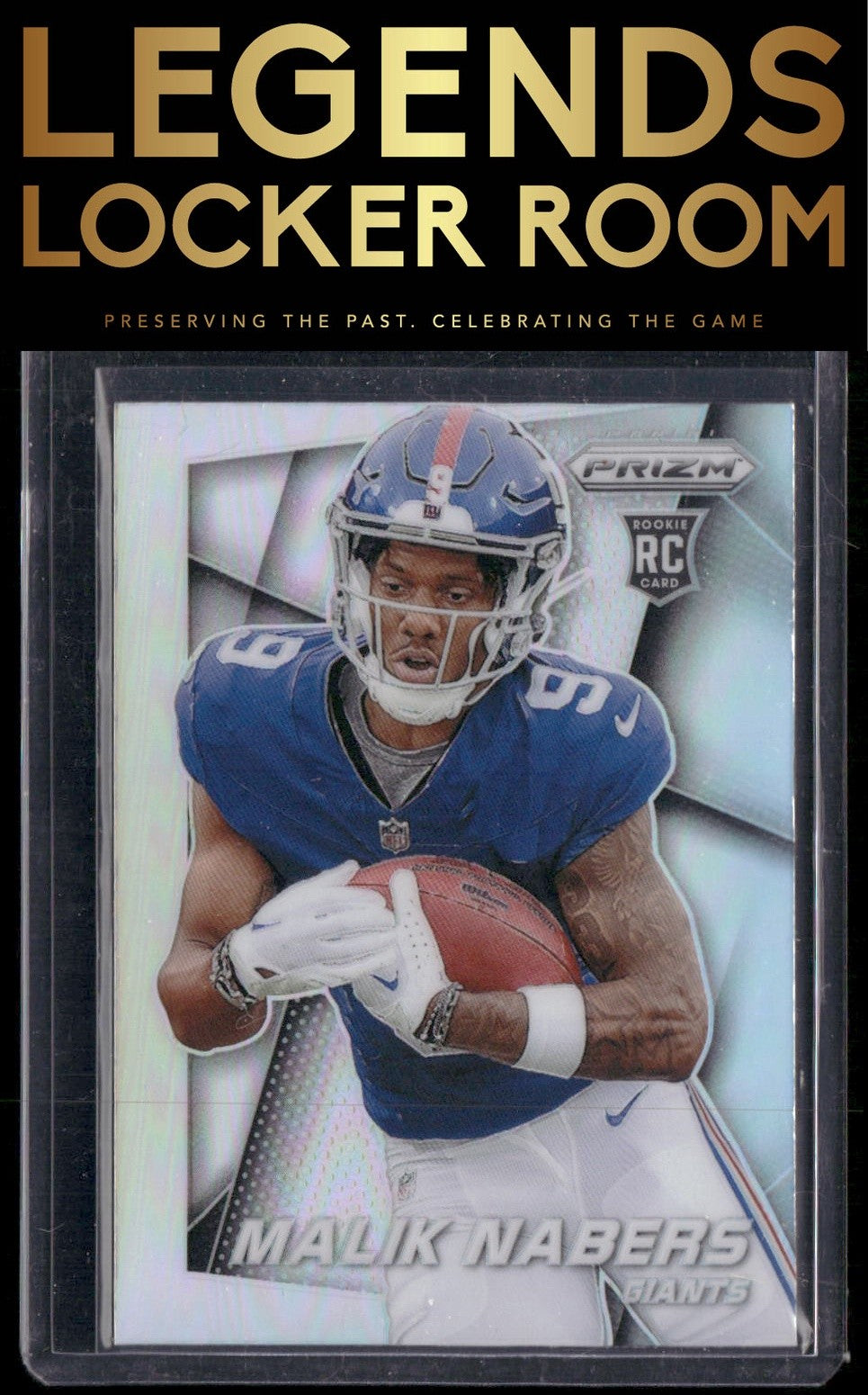 2024 Panini Prizm #5 Malik Nabers Prizm Flashback Rookie Silver Prizm