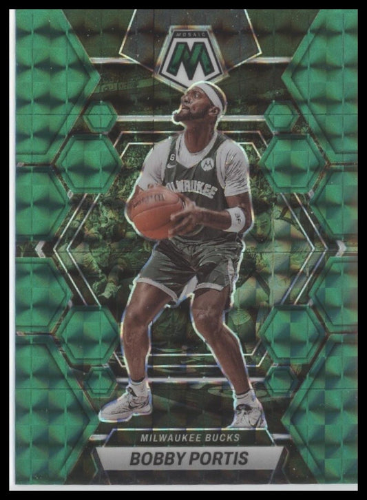 2022-23 Panini Mosaic #94 Bobby Portis Green