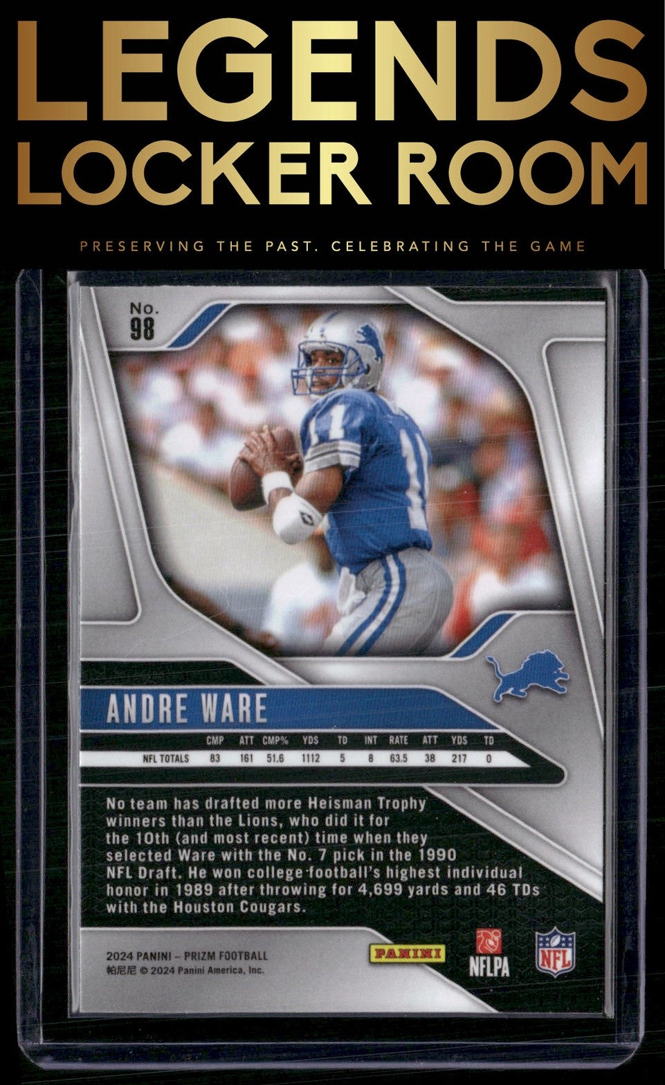 2024 Panini Prizm #98 Andre Ware
