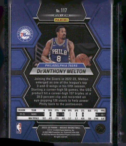 2022-23 Panini Mosaic #117 De'Anthony Melton Green