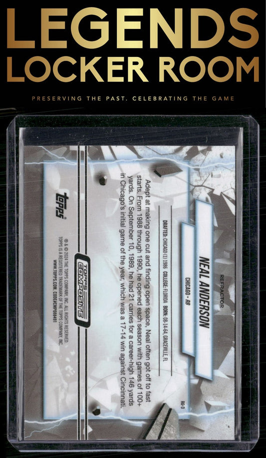 2023 Topps Composite #RG-3 Neal Anderson Resurgence Grounded Refractor